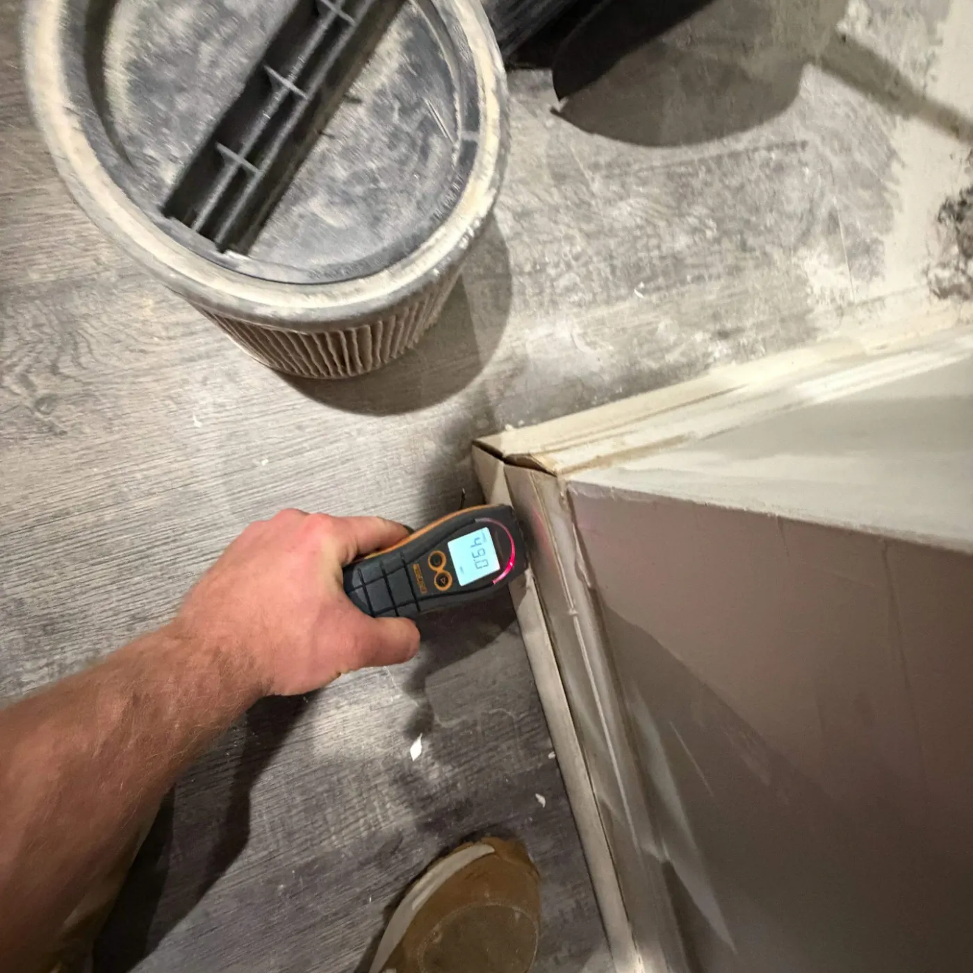 Documented moisture readings in Madison County, IN